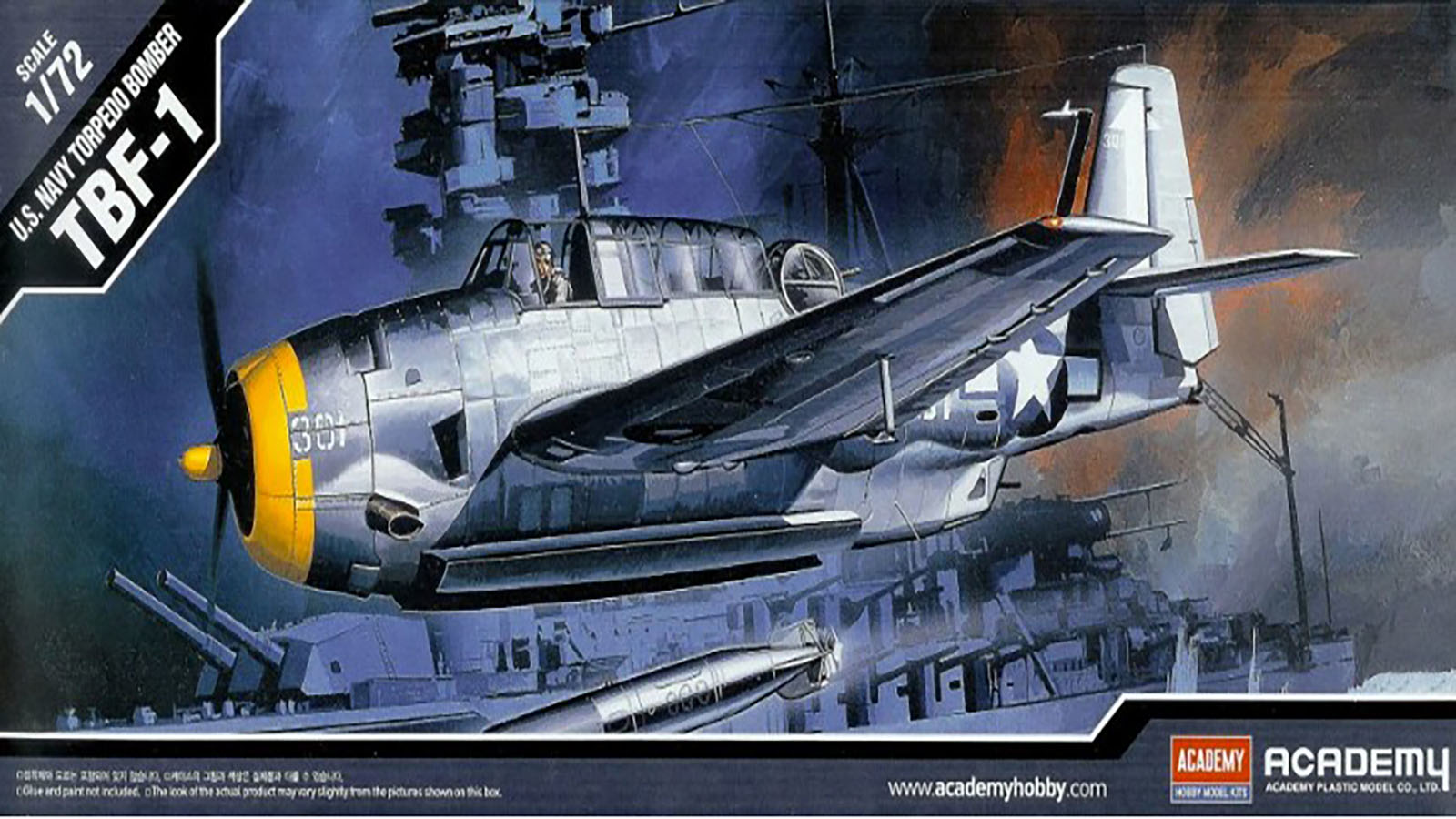 U.S. NAVY Torpedo Bomber TBF-1